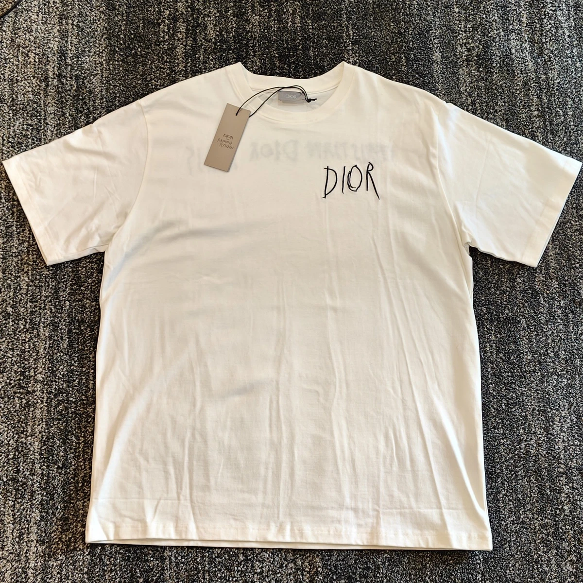 Dior White T-Shirts for Men for sale | eBay