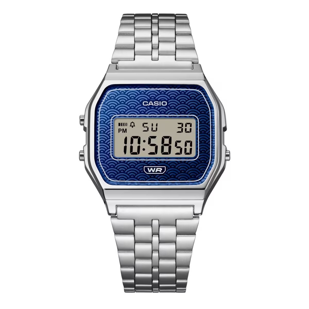 unopened】 CASIO CLASSIC Series A159WEVJ-2JR Quartz blue Silver
