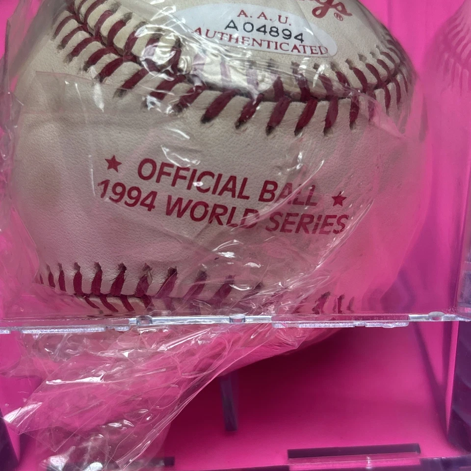 Balón de béisbol autografiado por Joe DiMaggio oficial de la Liga Americana, certificado de autenticidad Foto 3 de 4