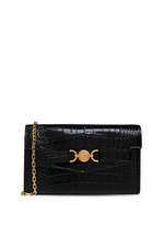VERSACE La Medusa Black Chain Wallet Bag New Authentic