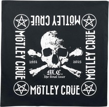 Authentic Motley Crue Final Tour Bandana NEW