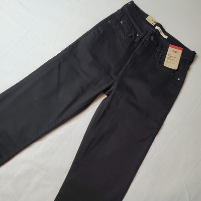 Levi's Women's Size 28x30 NWT 724 High Rise Slim Straight Leg Jeans Black