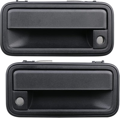 APPERFiT All Metal Exterior Door Handle Front Compatible with 1995-2000 Black 