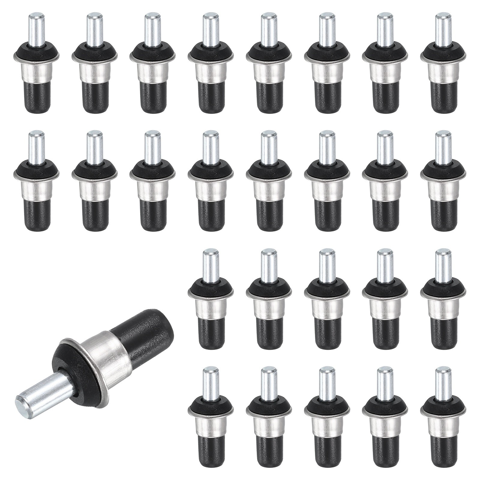 60Pcs Shutter Repair Pins 0.98"x0.43" Metal Spring Loaded Pins with Sleeve