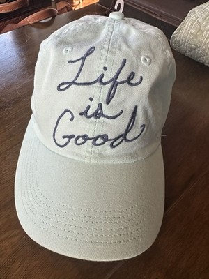 Life is Good A Chill Cap Big Script Bermuda Blue One Size 55667