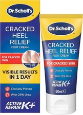 Scholl Cracked Heel Cream Repair K+ Active 60ML  for Cracked Heels and Dry Skin
