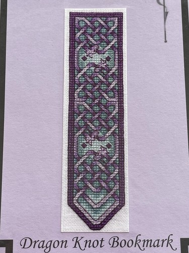 DRAGON KNOT BOOKMARK Cross Stitch PATTERN By Dracolair Creations Sarah Wu - Picture 2 of 3