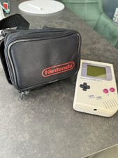 Nintendo GameBoy Original 1989 Grey Handheld System with games and case