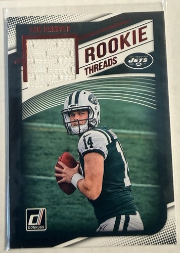Sam Darnold #1 2018 Donruss Rookie Threads card