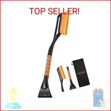 AstroAI 27" Snow Brush and Ice Scrapers for Car Windshield, Detachable Snow Scra