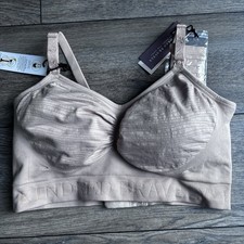 NWT (flaw)  Kindred Bravely Sublime Hands Free Pumping Nursing Bra Beige Large