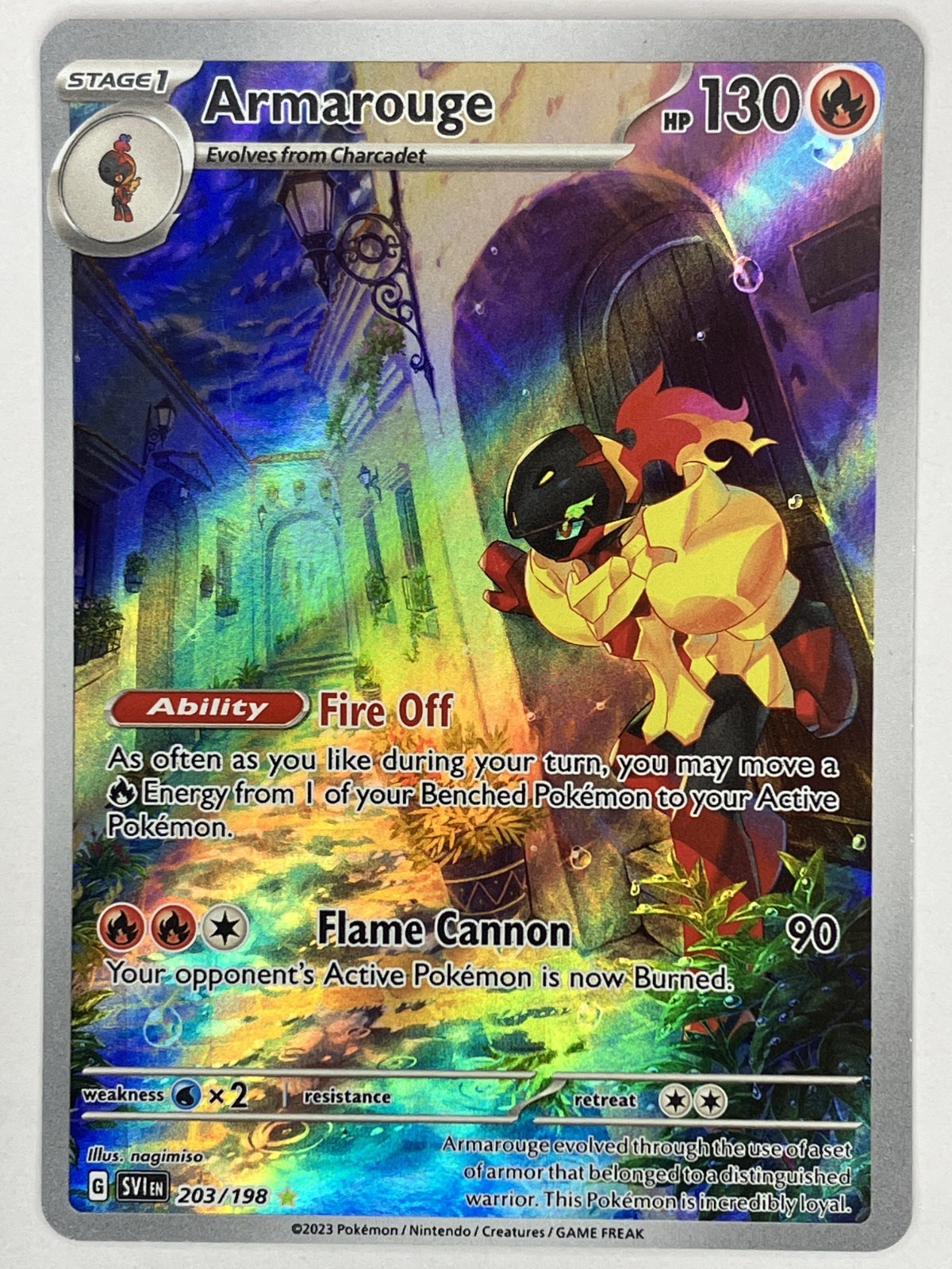 Armarouge NM IR 203/198 Scarlet & Violet Base Pokémon TCG Holo
