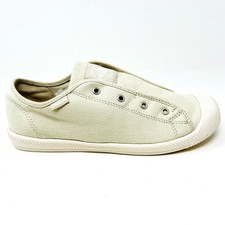 Palladium Flex Slip On TO Kids Boys Size 3 Ivory Slip On Casual Shoes 53404 157