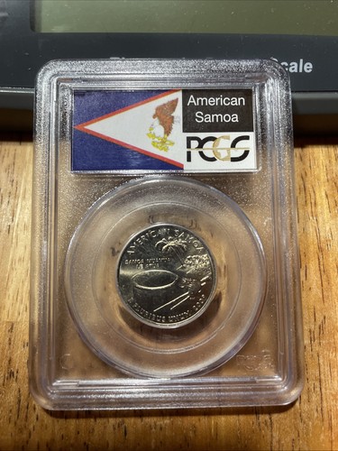 2009 S 25C Clad American Samoa Quarter PCGS MS66 - Picture 1 of 3