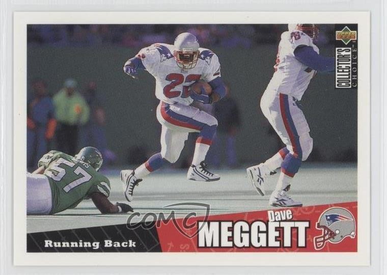 1996 Upper Deck Collector's Choice Dave Meggett #368 0a0