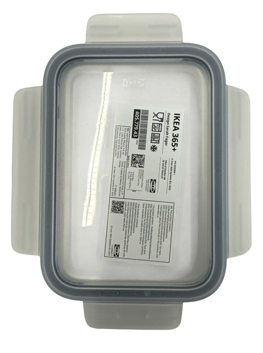 New IKEA 365+ 1x Rectangle Lid Clip On Cover For Food Container