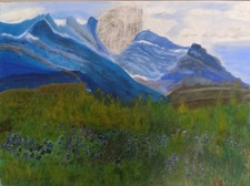 QUADRO OLIO SU TELA "PROTEZIONE"