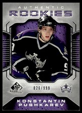 2006-07 SP Game Used Konstantin Pushkarev Rookie 026/999 Los Angeles Kings #120
