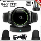 For Samsung Gear S2 S3 Frontier/Classic Charger 2-in-1 Wireless Charging Station
