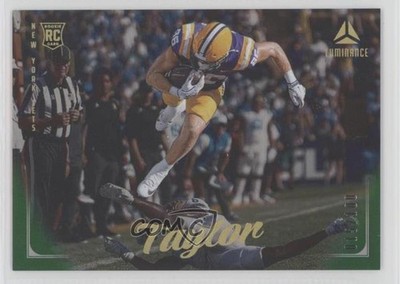2025 Panini Luminance Rookies Green 15/100 Mason Taylor #191 Rookie RC 0wl9