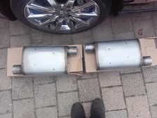 2 Pypes Street Pro Mufflers 3 Inch Inlet And Outlet Brand New