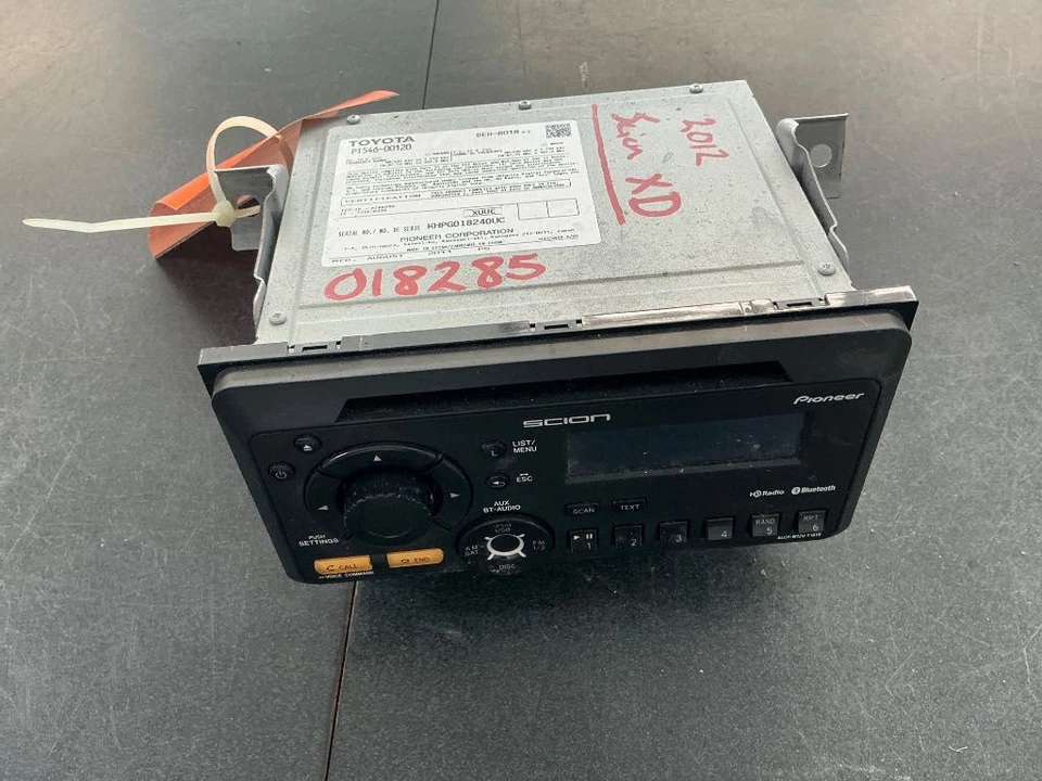 Audio Equipment Radio Display And Receiver Am-fm-cd Fits 08-14 SCION XD 126302 - Image 2 of 4