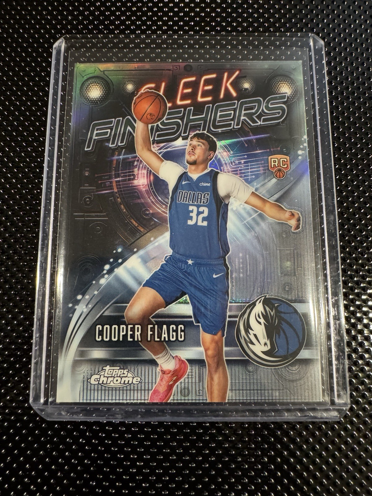 2025-26 Topps Chrome First Day Issue Cooper Flagg Refractor Sleek Finishers 