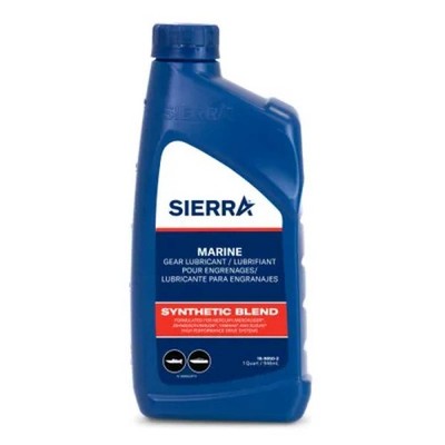 Sierra 18-9650-2 Hi-Performance Marine Gear Lubricant Synthetic Blend, 1 Quart