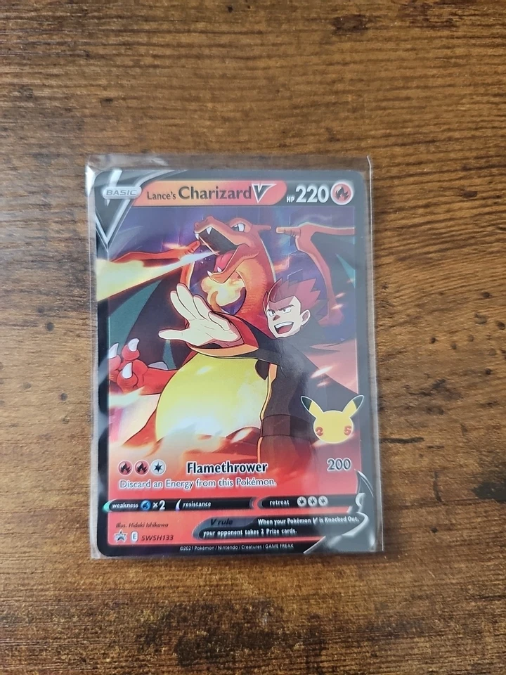 100 Lance's Charizard V SWSH133 SWSH: Sword & Shield Promo Cards Holo - Image 2 of 4