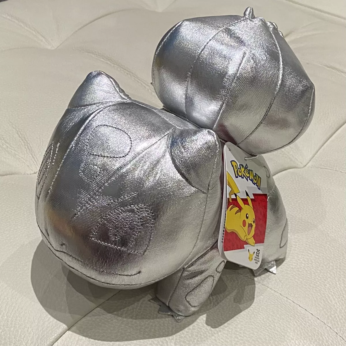  Pokémon 8 Silver Bulbasaur 25th Anniversary Plush