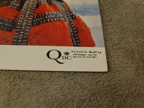 Aretha Franklin Atlantic Records booking promotional postcard QBC original - Imagen 4 de 5