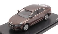 Abrex 1/43 Skoda Octavia Iv 2020 Braun Modellbau Statisches Modell Diecast