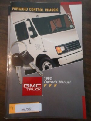 1992 GMC Forward Control Chassis Owners Operators Manual | eBay