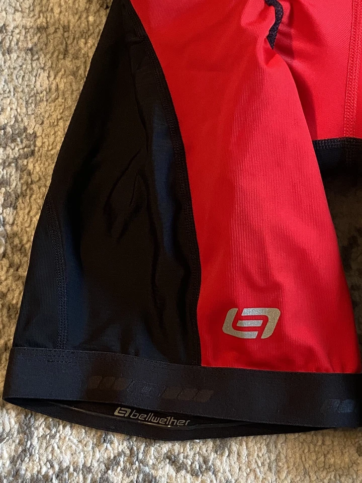 Culotte con tirantes Bellwether Forma para hombre talla XL Ferrari rojo/negro Foto 3 de 4