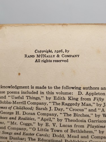 VINTAGE 1926 THE POETRY BOOK - HUBER, BRUNER, CURRY - HARDCOVER - Imagen 7 de 12