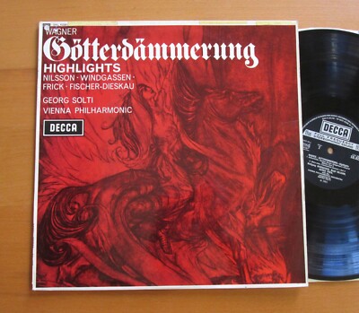 SXL 6220 Wagner Gotterdammerung Nilsson Solti Decca EXCELLENT + insert