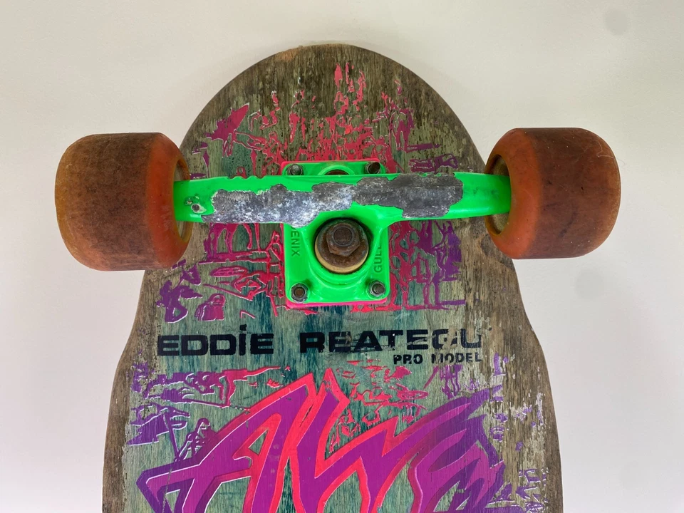 Vintage Alva Eddie Reategui Pro Series Skateboard all Original - Ultra Rare 80's - Image 4 of 4