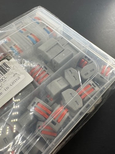 82 PCS Lever Wire Connectors Kit for Solid and Stranded Wires sealed - Picture 3 of 4