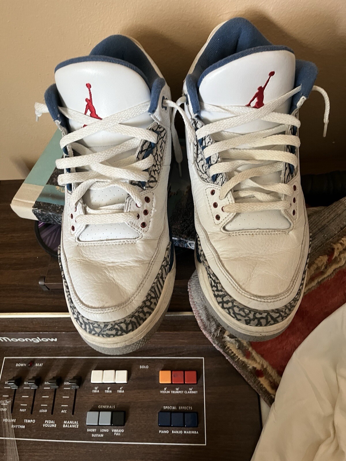 Jordan Retro True Blue 2001 Used Size 12(Box Included)