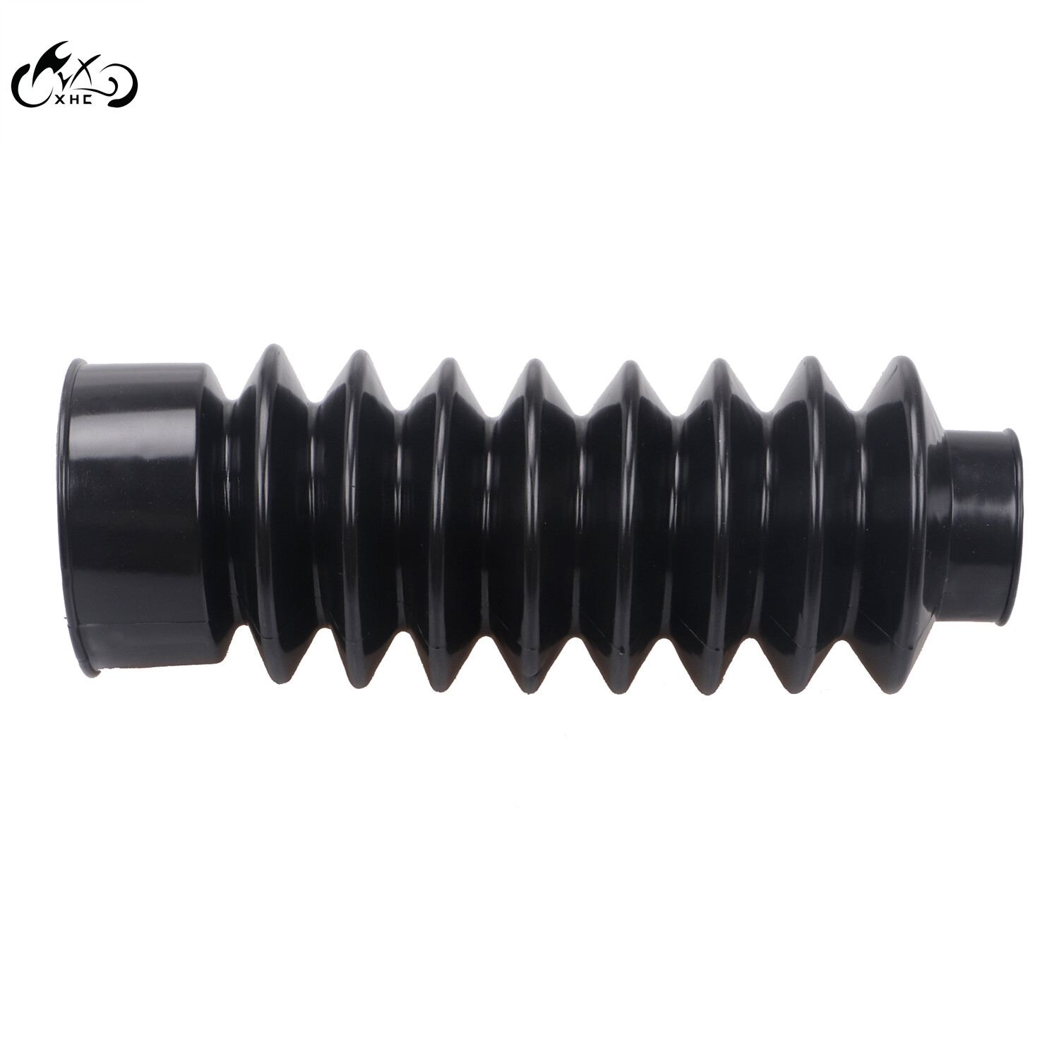 41mm Rubber Fork Boots Gaiter Gator Covers For Harley FXST FXDWG FXWG ...