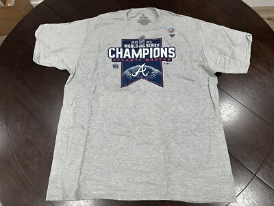 Atlanta Braves 2021 World Series Champions T-Shirt Locker
