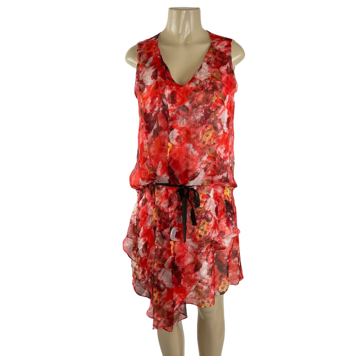 Sundance Catalog Dress Size 8 Silk Floral Print Fairy Flowy Asymmetric Hem Boho Sundance Catalog Dress Size 8 Silk Floral Print Fairy Flowy Asymmetric Hem Boho