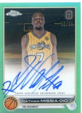 2022-23 Topps Chrome OTE NATHAN MISSIA-DIO #CA-MMD2 AQUA REFRACTOR AUTO /99