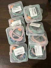 Baby Teething Toys for Babies Teethers Silicone Molar Bracelet 2pc Elephant 