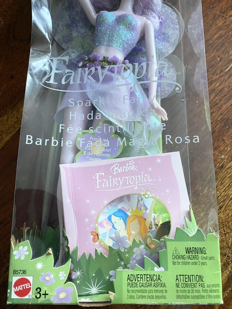 Barbie Fairytopia Purple Sparkle Fairy NRFB B5736 2003 | eBay