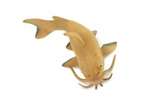 Catfish, Rubber Fish, Realistic Toy Figure, Model, Replica, 7" CH200 BB117