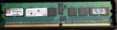 Kingston valueram memory 512mb dimm 240pin ddr2 667mhz / pc2-5300 - cl5 1.8v memory enregistre - ecc (740617091380)