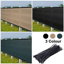 Extra Thick Privacy Fence Screen Windscreen Garden Backyard Mesh Shade Cover Net