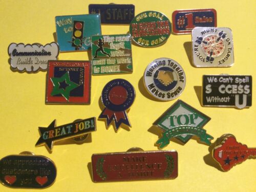 Motivational Pins, Team Building, Employee Recognition- Various Styles - Picture 1 of 59