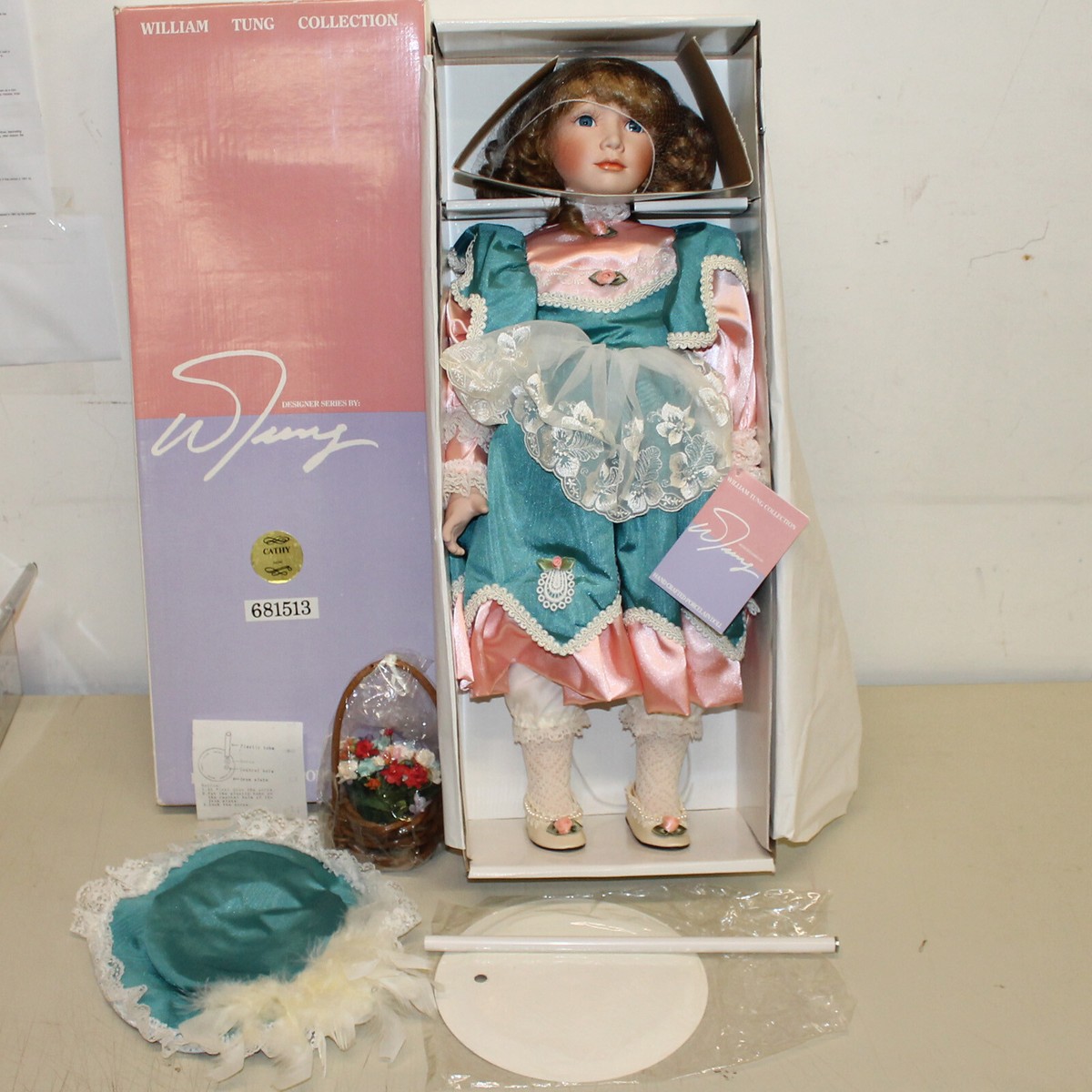 William Tung Porcelain Doll Cathy 25